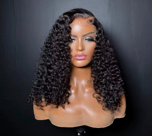 14A Super Double Drawn Curly Wig 18”